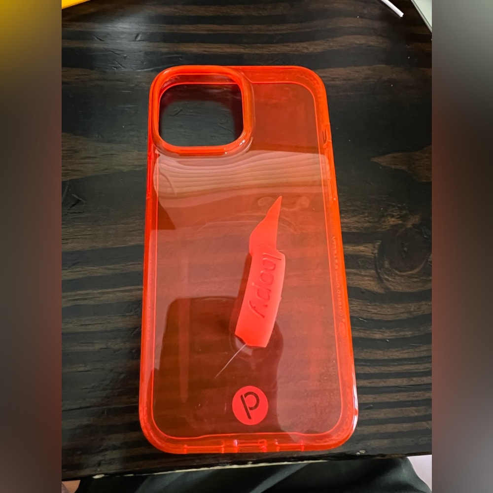 iPhone 14 Pro Max  Loopy Phone Case Neon Orange - Gloss Edition/ Righty